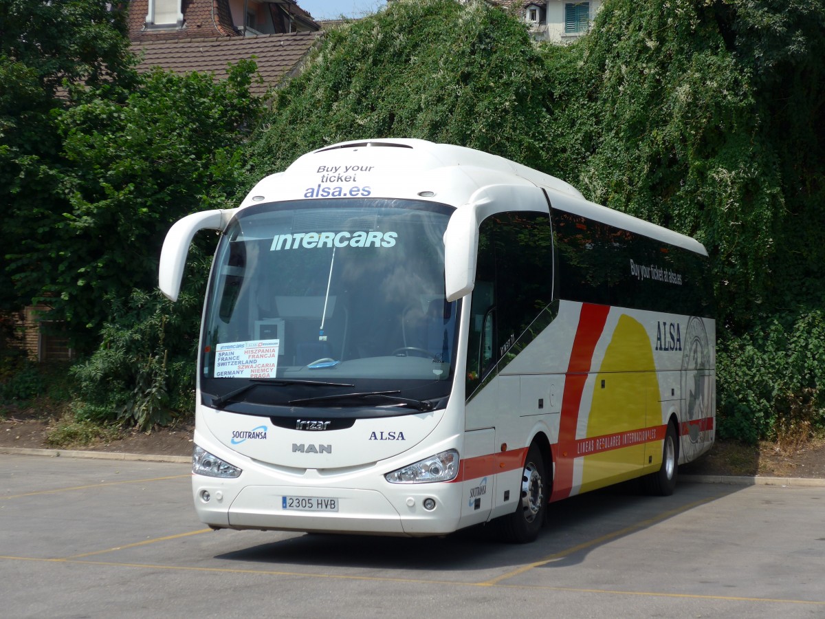 (162'942) - Aus Spanien: ALSA, Madrid - 2305 HVB - MAN/Irizar am 6. Juli 2015 in Zrich, Sihlquai