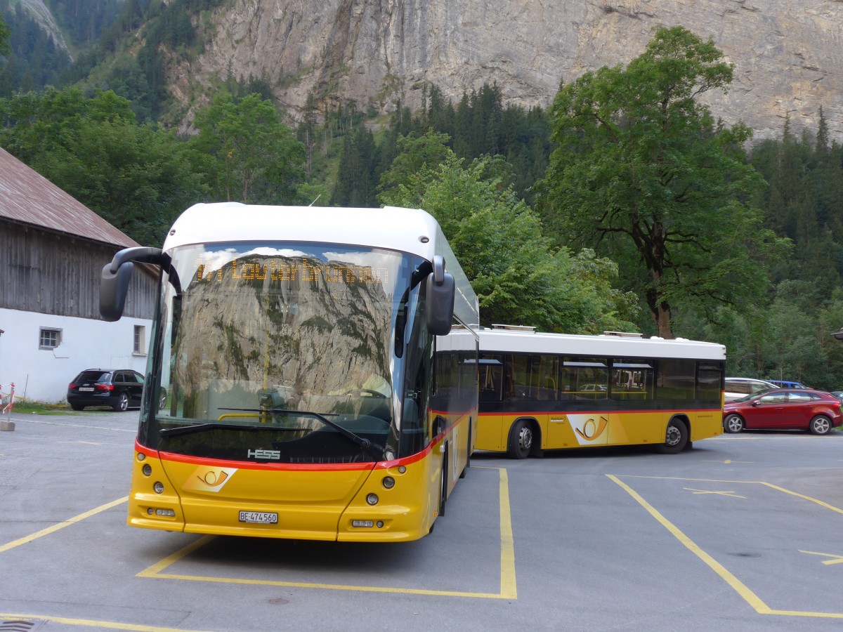 (163'726) - PostAuto Bern - BE 474'560 - Hess am 22. August 2015 in Stechelberg, Hotel