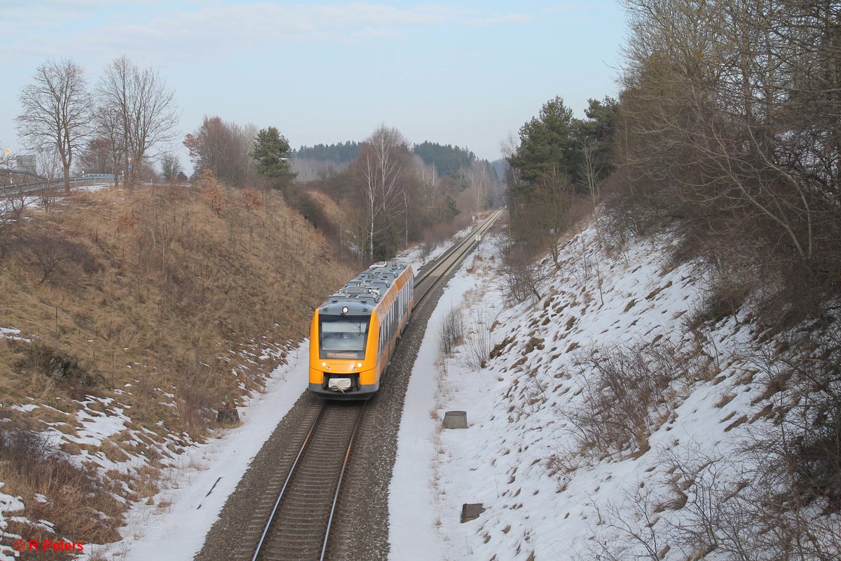 1648 205 als OPB 20879 Hof - As - Cheb - Marktredwitz bei Seußen. 16.02.17