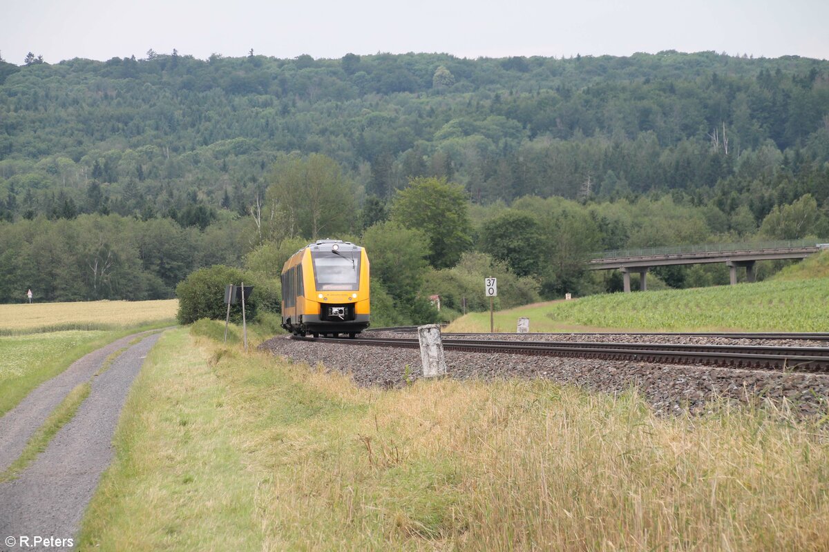 1648 208 als OPB RB23 79723 Marktredwitz - Regensburg bei Oberteich. 04.07.21