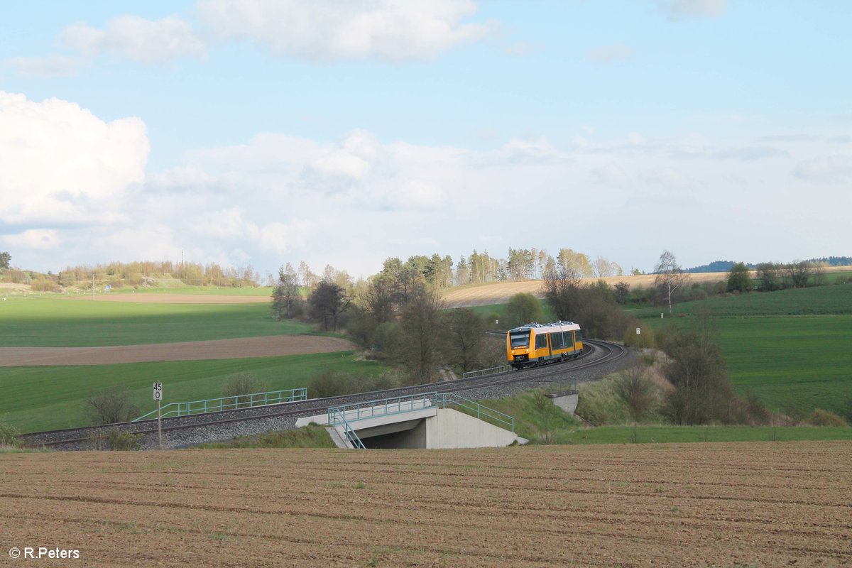 1648 707 als OPB 79734 Regensburg - Marktredwitz bei Lengenfeld. 25.04.16