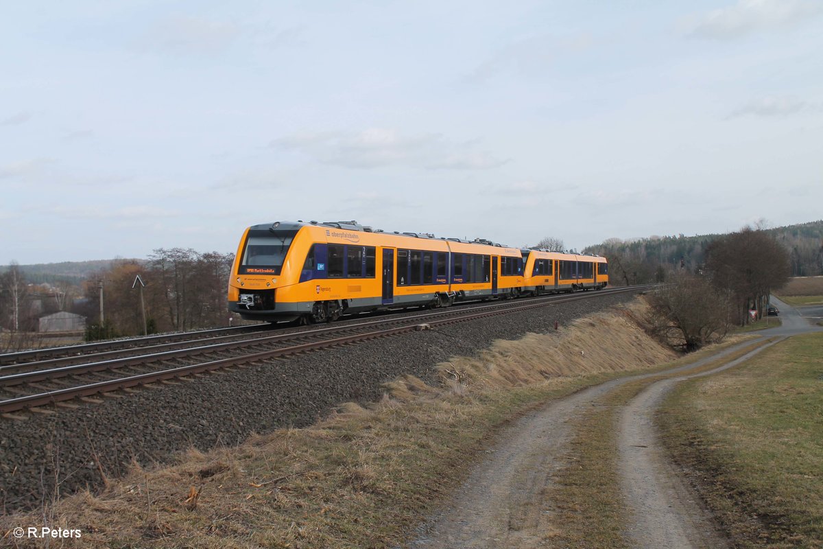 1648 708  Stadt Regensburg  und ein Unbekannter 1648iger als OPB 79728 Regensburg - Marktredwitz bei Großschlattengrün. 15.03.17