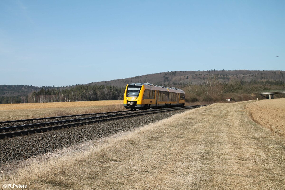 1648 712 als RB23 79721 Marktredwitz - Regensburg bei Oberteich. 21.03.22