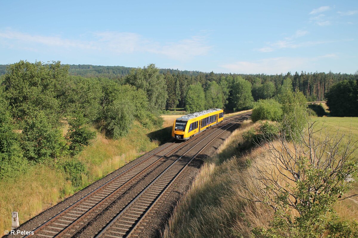 1648 712 als RB23 OPB 79  Marktredwitz - Regensburg bei Oberteich. 26.06.22