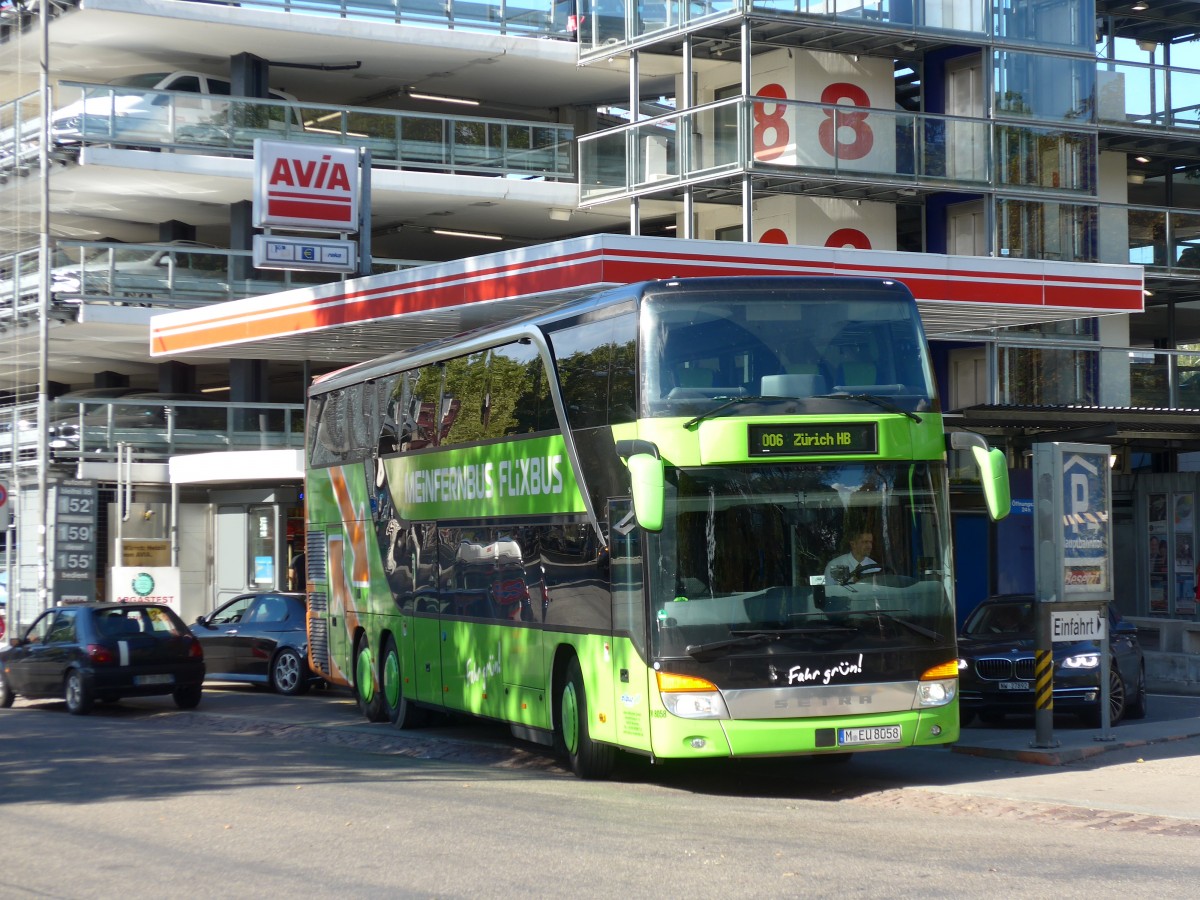 (165'451) - Aus Deutschland: Albus, Mnchen - Nr. M8058/M-EU 8058 - Setra am 19. September 2015 in Zrich, Sihlquai