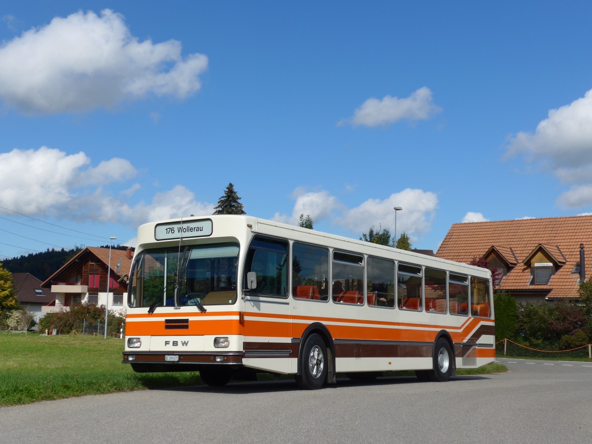 (165'981) - Wegmller, Mnsingen - BE 399'675 - FBW/R&J (ex Bamert, Wollerau) am 4. Oktober 2015 in Wynigen, Landi