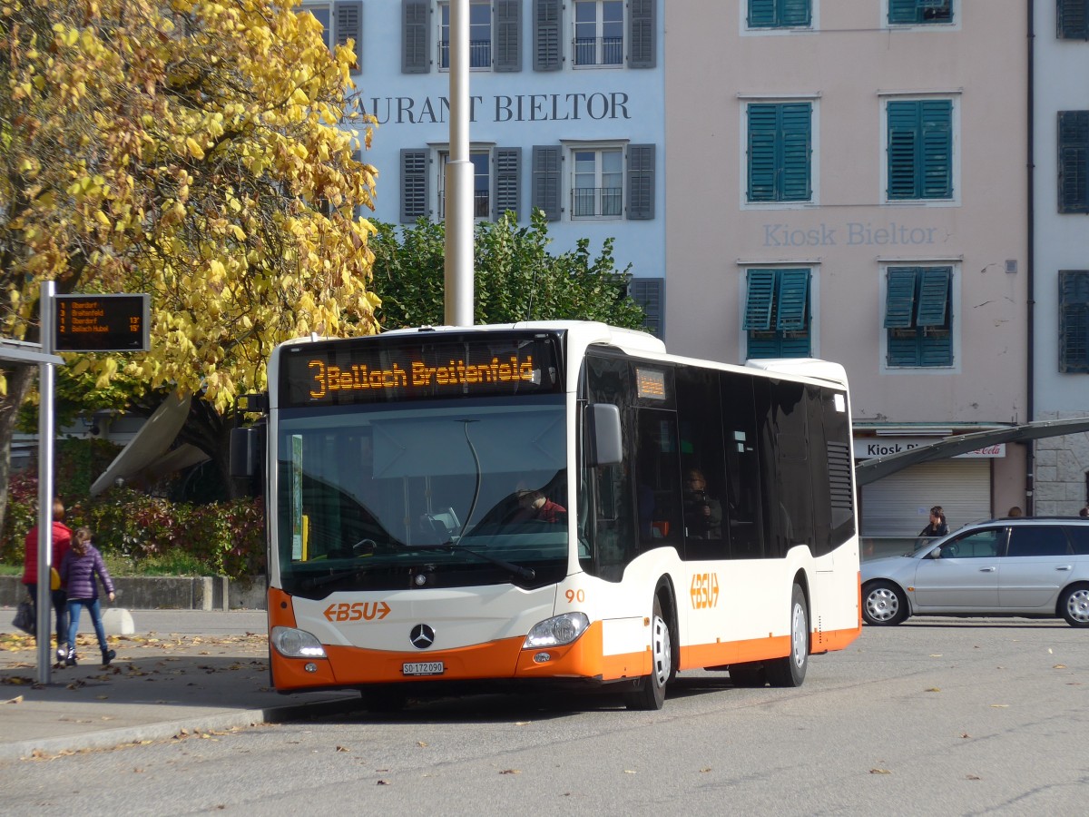 (166'443) - BSU Solothurn - Nr. 90/SO 172'090 - Mercedes am 24. Oktober 2015 in Solothurn, Amthausplatz