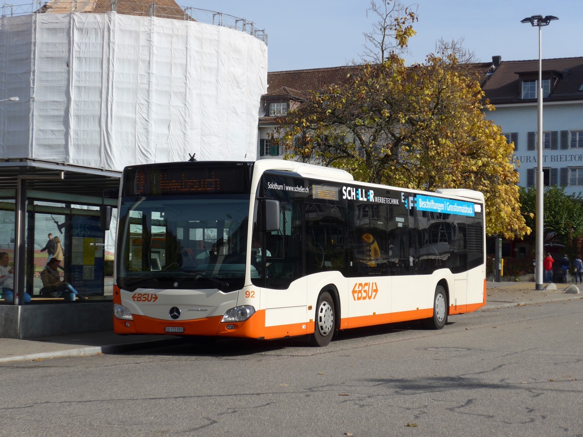 (166'444) - BSU Solothurn - Nr. 92/SO 172'092 - Mercedes am 24. Oktober 2015 in Solothurn, Amthausplatz