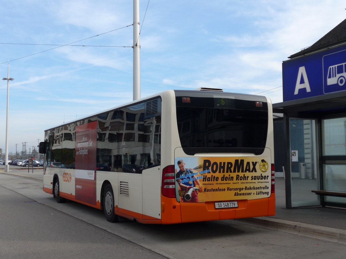 (166'466) - BSU Solothurn - Nr. 79/SO 148'779 - Mercedes am 24. Oktober 2015 beim Hauptbahnhof Solothurn