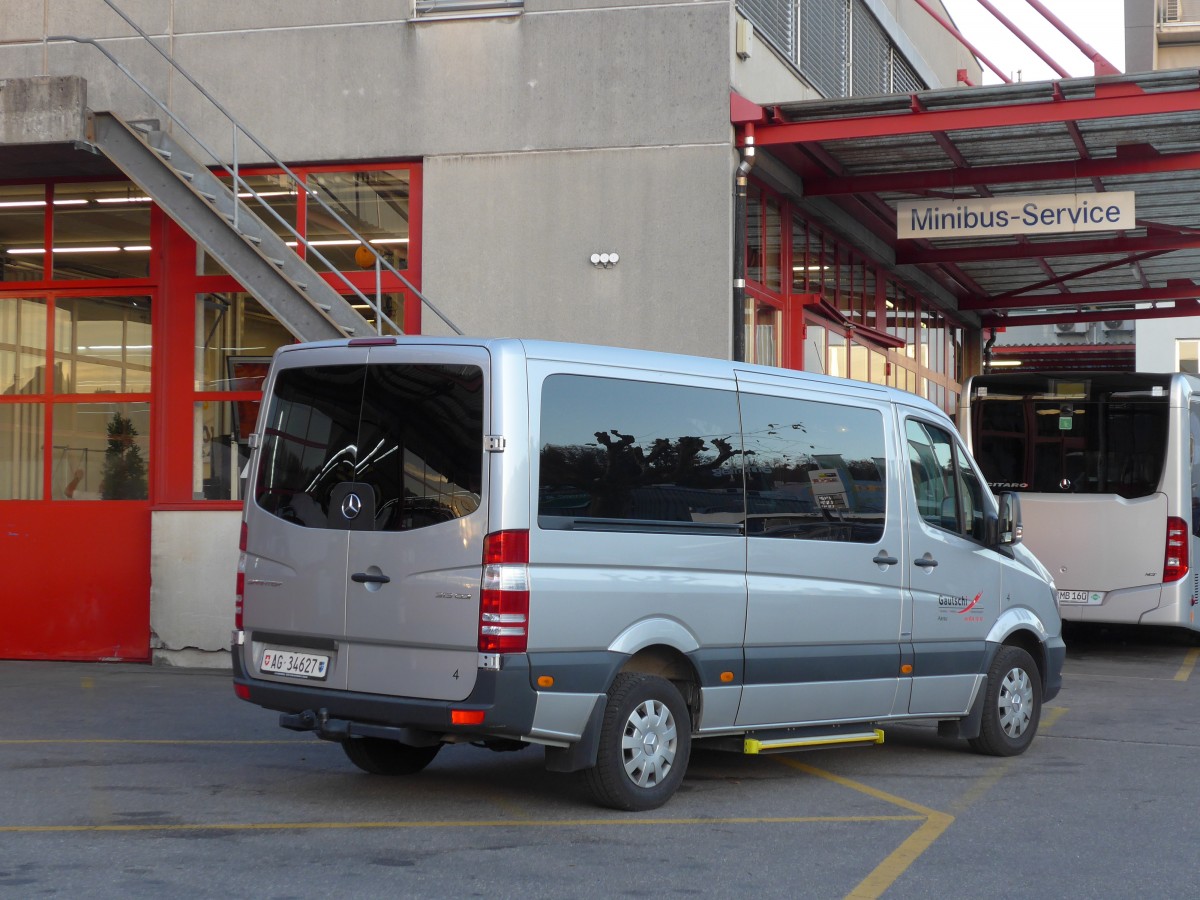 (166'558) - Gautschi, Aarau - Nr. 4/AG 34'627 - Mercedes am 6. November 2015 in Kloten, EvoBus