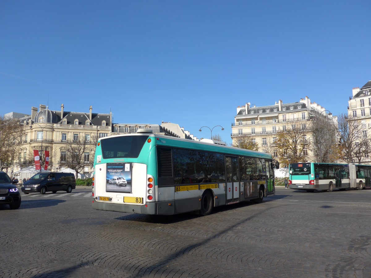 (166'652) - RATP Paris - Nr. 9359/264 QYQ 75 - Scania am 15. November 2015 in Paris, Champs-Elyses