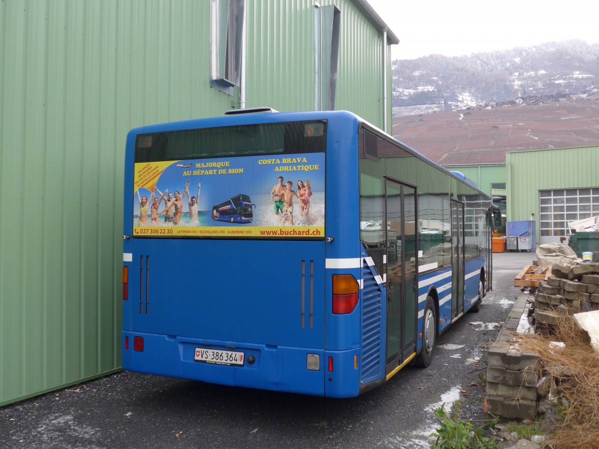 (167'564) - Buchard, Leytron - VS 386'364 - Mercedes (ex AFA Adelboden Nr. 91; ex AFA Adelboden Nr. 2) am 29. November 2015 in Leytron, Garage