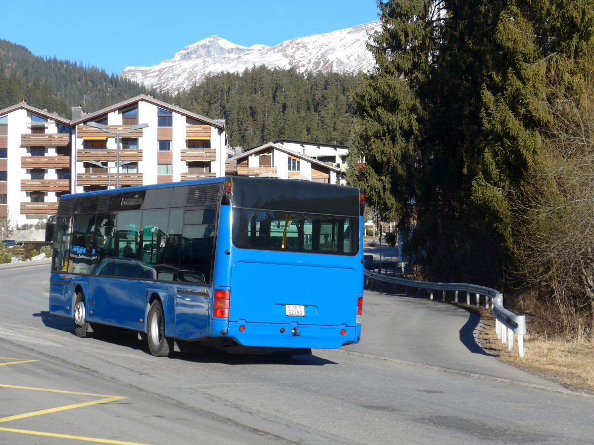 (167'975) - Stuppan, Flims - GR 52'280 - Neoplan (ex Demarmels, Salouf; ex Ming, Sils-Maria) am 26. Dezember 2015 in Laax, Bergbahnen