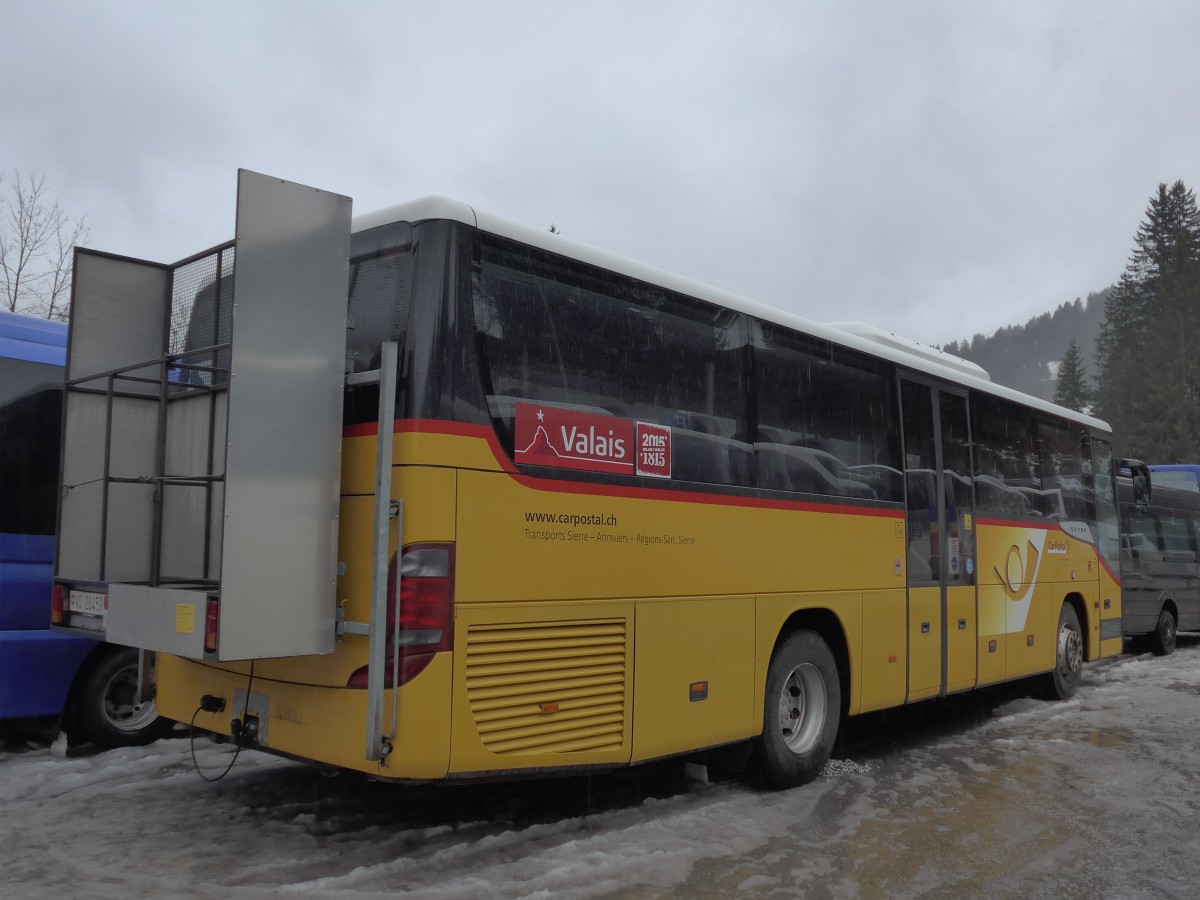 (168'362) - TSAR, Sierre - VS 26'459 - Setra (ex Epiney, Ayer) am 9. Januar 2016 in Adelboden, ASB