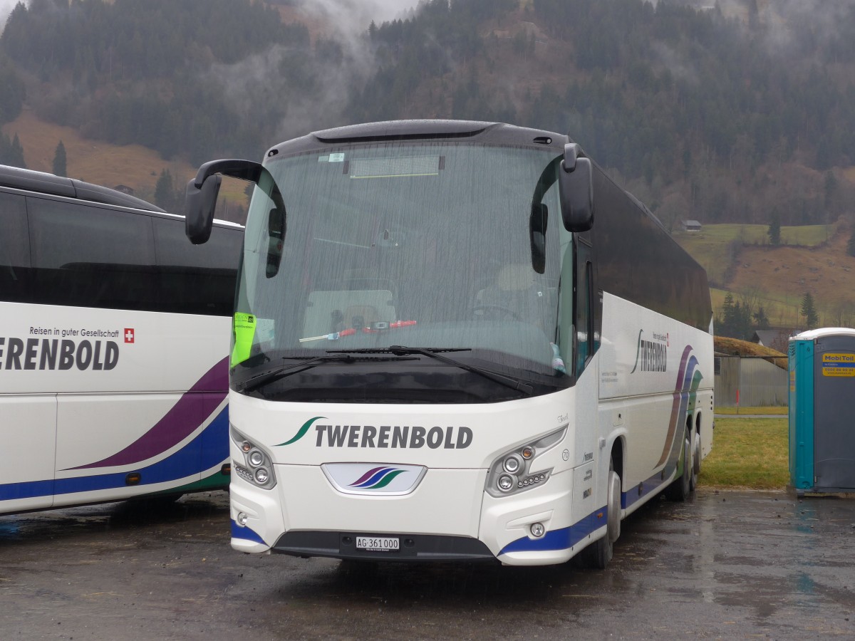 (168'422) - Twerenbold, Baden - Nr. 70/AG 361'000 - VDL am 9. Januar 2016 in Frutigen, Flugplatz