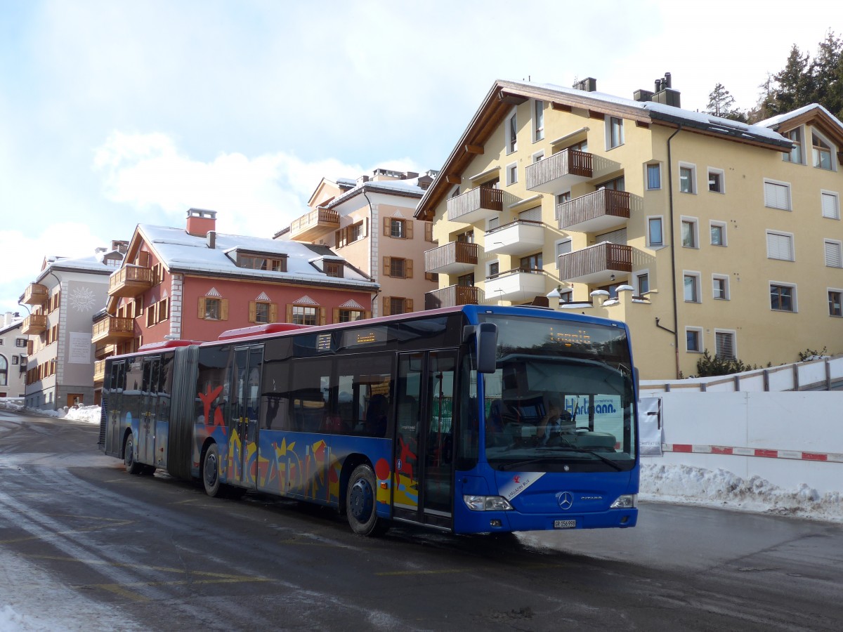 (168'506) - SBC Chur - Nr. 98/GR 156'998 - Mercedes am 23. Januar 2016 in Silvaplana, Post