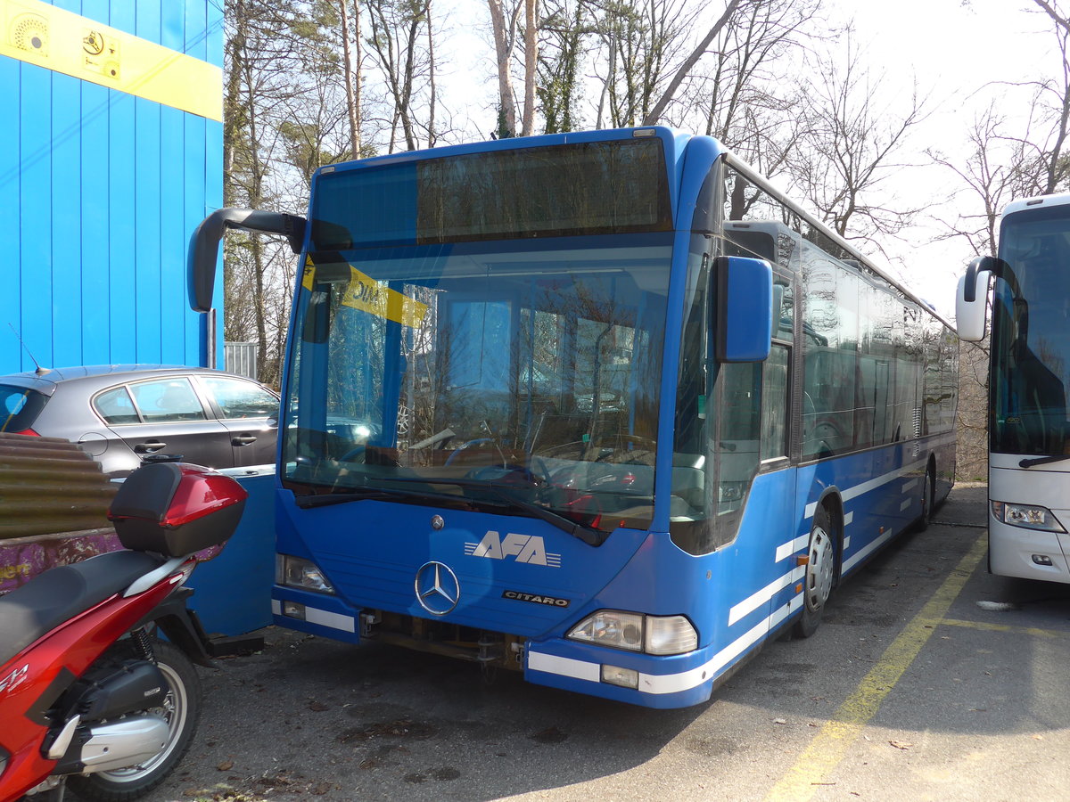 (169'267) - AFA Adelboden - Nr. 35 - Mercedes (ex Nr. 1) am 19. Mrz 2016 in Neuhausen, Garage Rattin