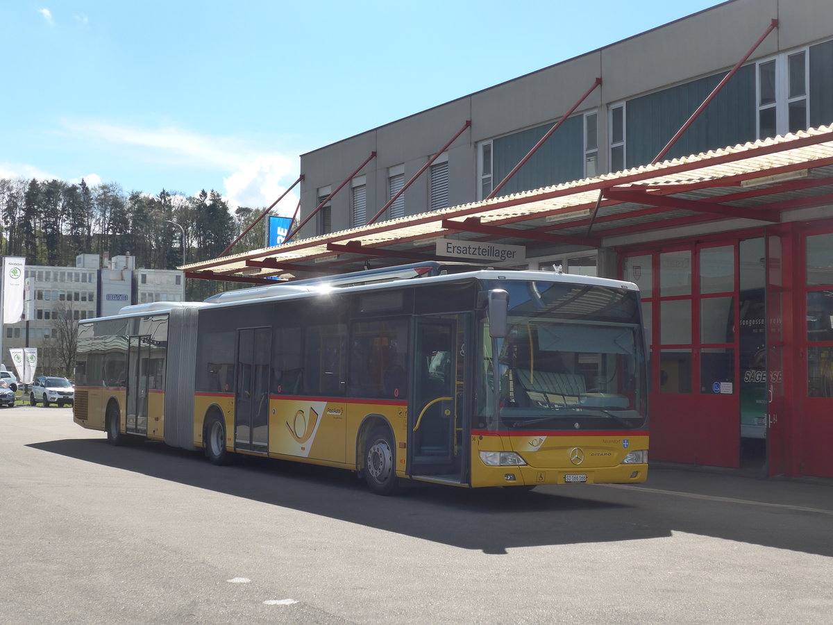 (170'054) - Wyss, Boningen - Nr. 56/SO 166'166 - Mercedes am 14. April 2016 in Kloten, EvoBus