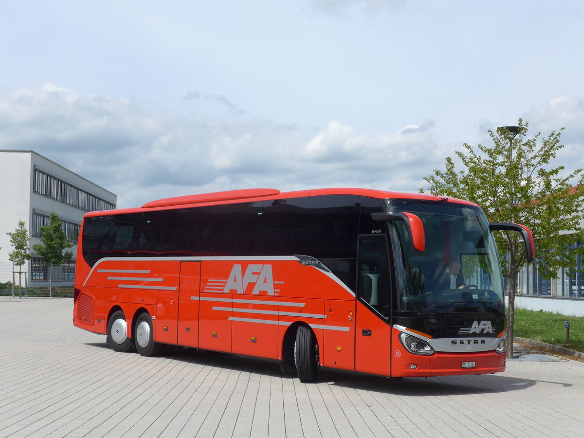 (171'181) - Fr die Schweiz: AFA Adelboden - Nr. 16/BE 21'181 - Setra am 20. Mai 2016 in Neu-Ulm, Setrawerk