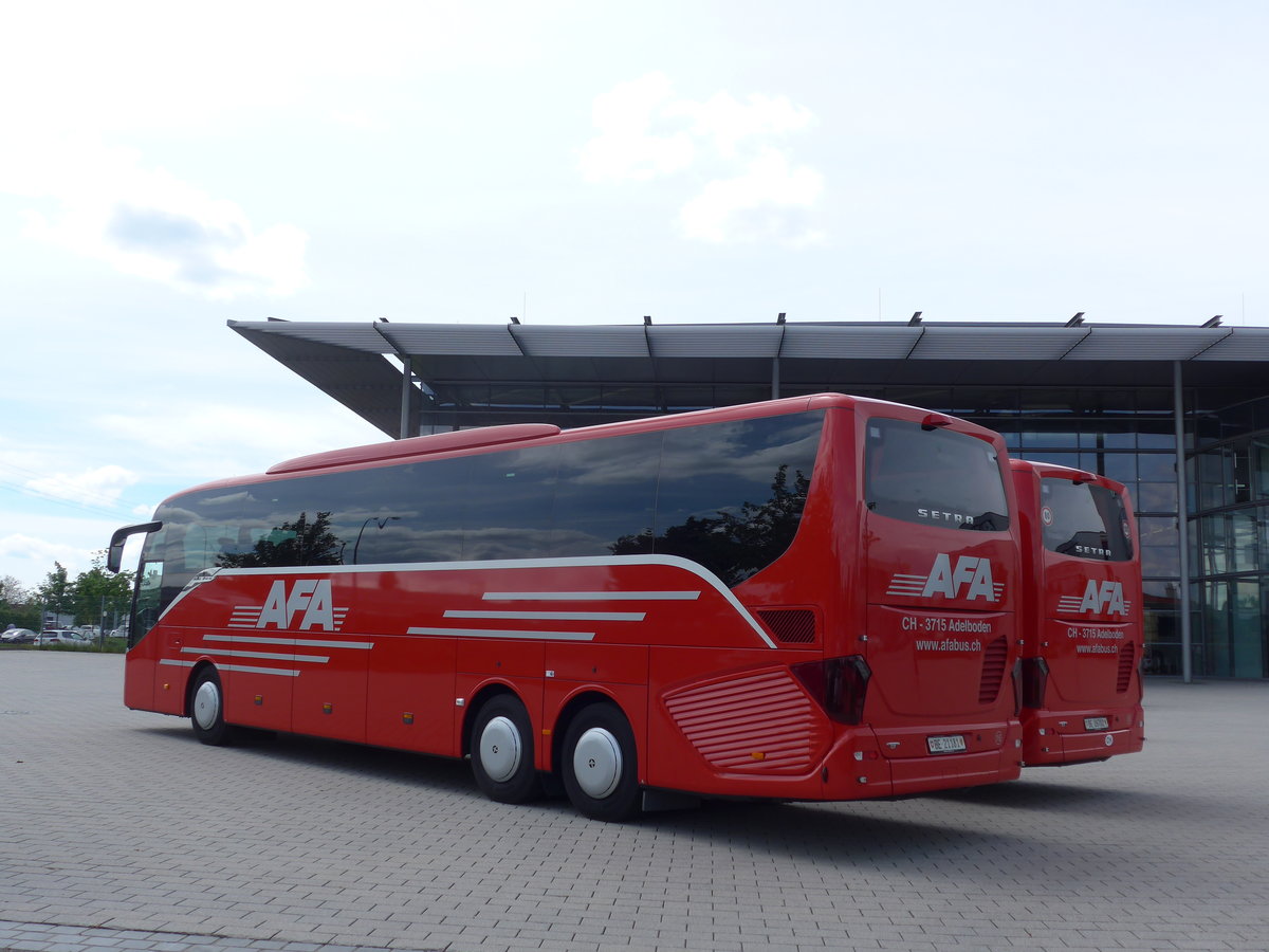 (171'195) - Fr die Schweiz: AFA Adelboden - Nr. 16/BE 21'181 - Setra am 20. Mai 2016 in Neu-Ulm, Setrawerk