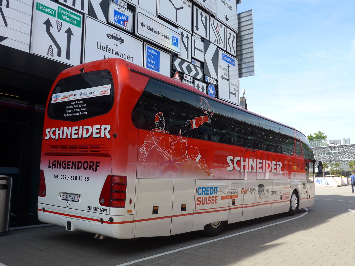 (171'242) - Schneider, Langendorf (VHS) - Neoplan am 22. Mai 2016 in Luzern, Verkehrshaus