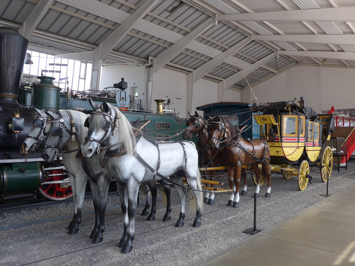 (171'263) - Postkutsche - Nr. 1485 - am 22. Mai 2016 in Luzern, Verkehrshaus