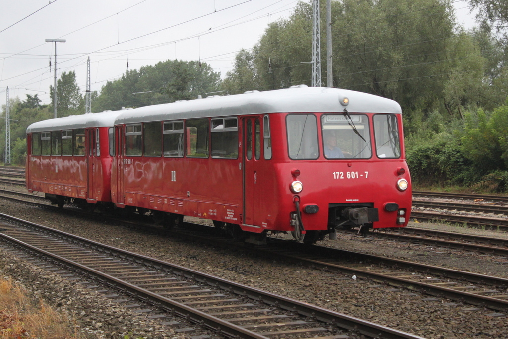 172 601+172 001 als DLr 20981(WWM-WRB)bei der Einfahrt in Rostock-Bramow.12.08.2017