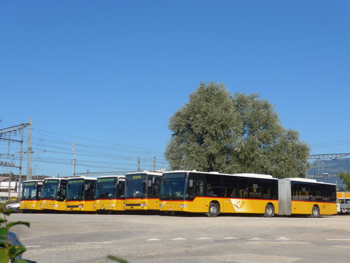 (173'119) - CarPostal Ouest - VD 545'211 - Mercedes am 18. Juli 2016 in Yverdon, Garage