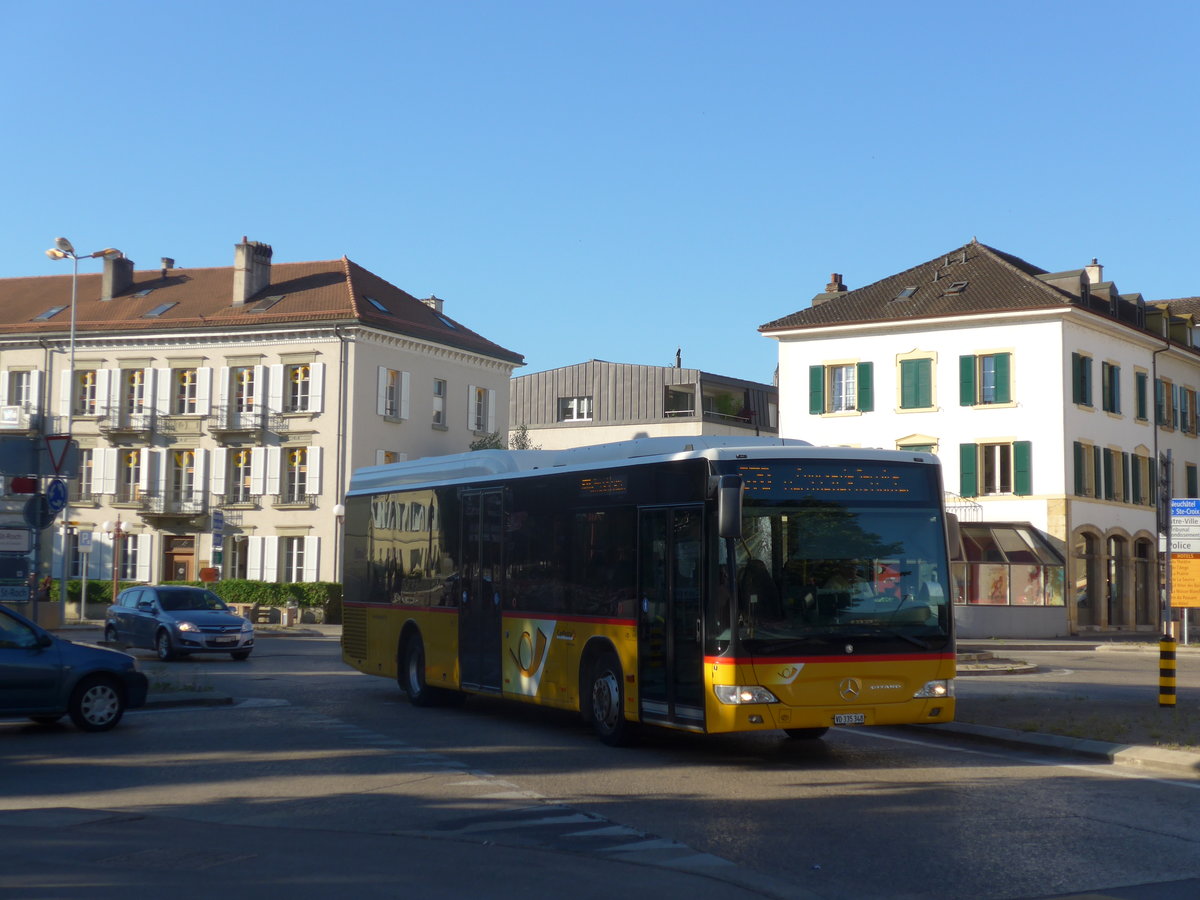 (173'137) - CarPostal Ouest - VD 335'348 - Mercedes am 19. Juli 2016 beim Bahnhof Yverdon