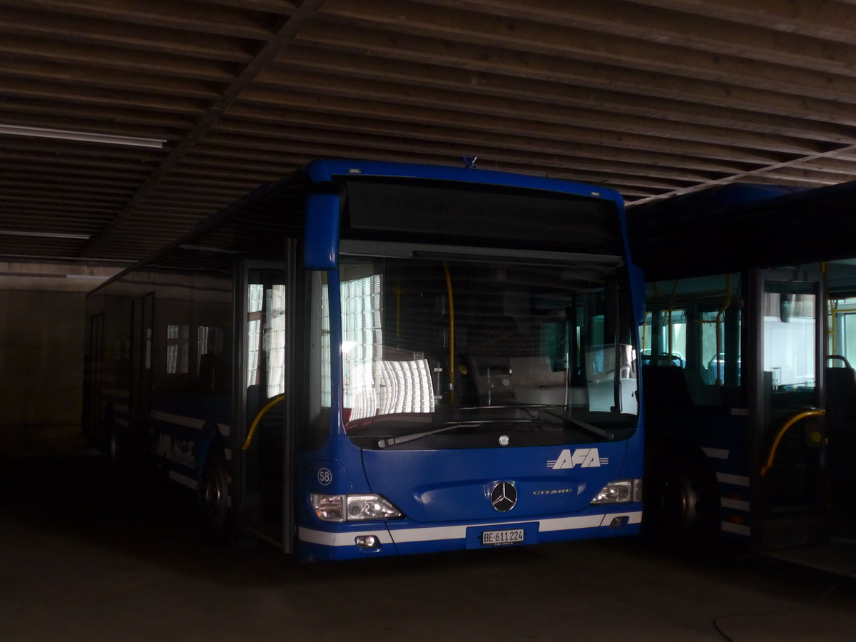 (173'397) - AFA Adelboden - Nr. 58/BE 611'224 - Mercedes am 31. Juli 2016 im Autobahnhof Adelboden