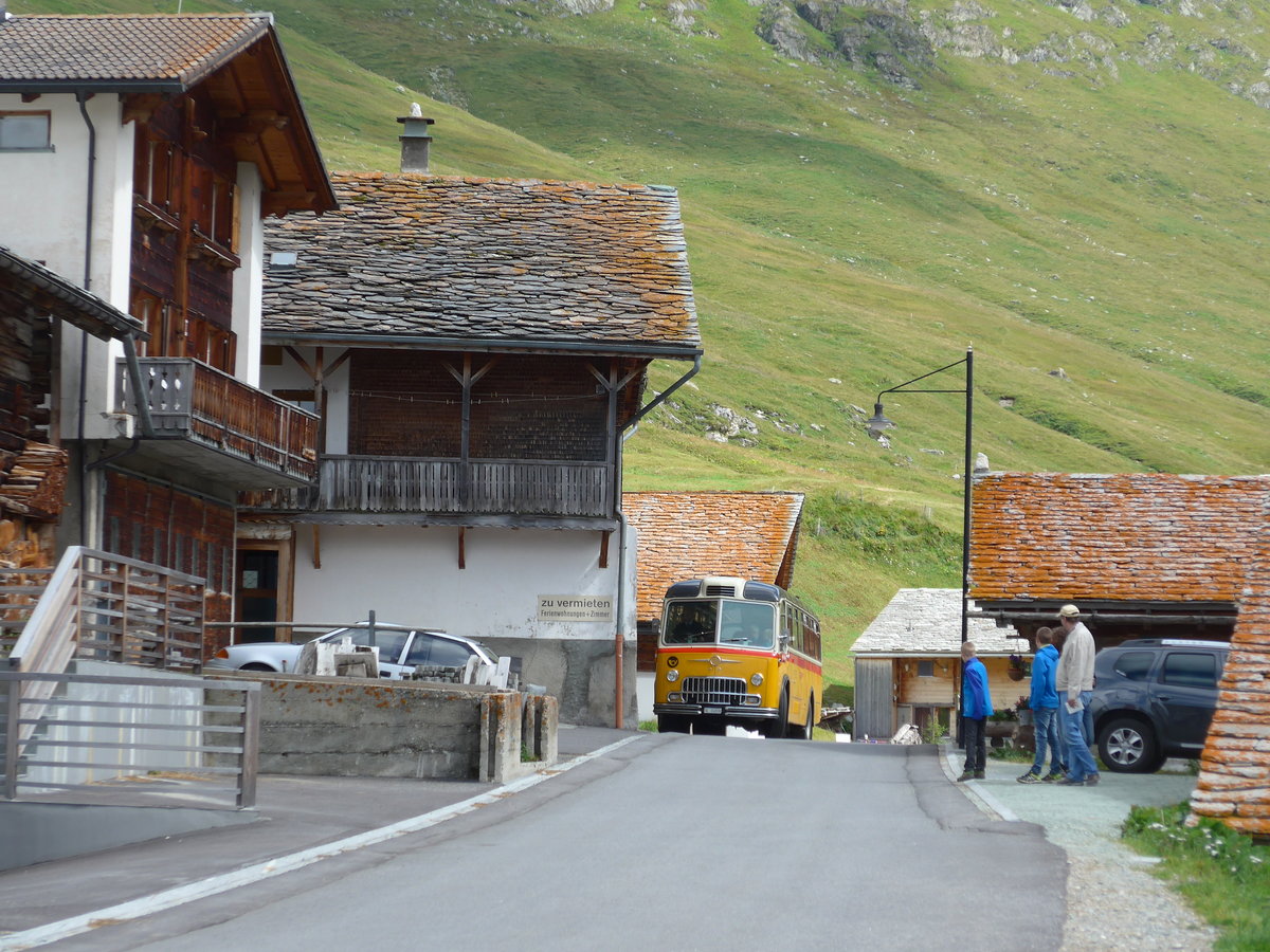 (174'210) - Tanner&Lambach, Reigoldswil - Nr. 2/BL 24'059 - FBW/R&J (ex Hunziker, Rschlikon; ex P 24'059) am 21. August 2016 in Juf