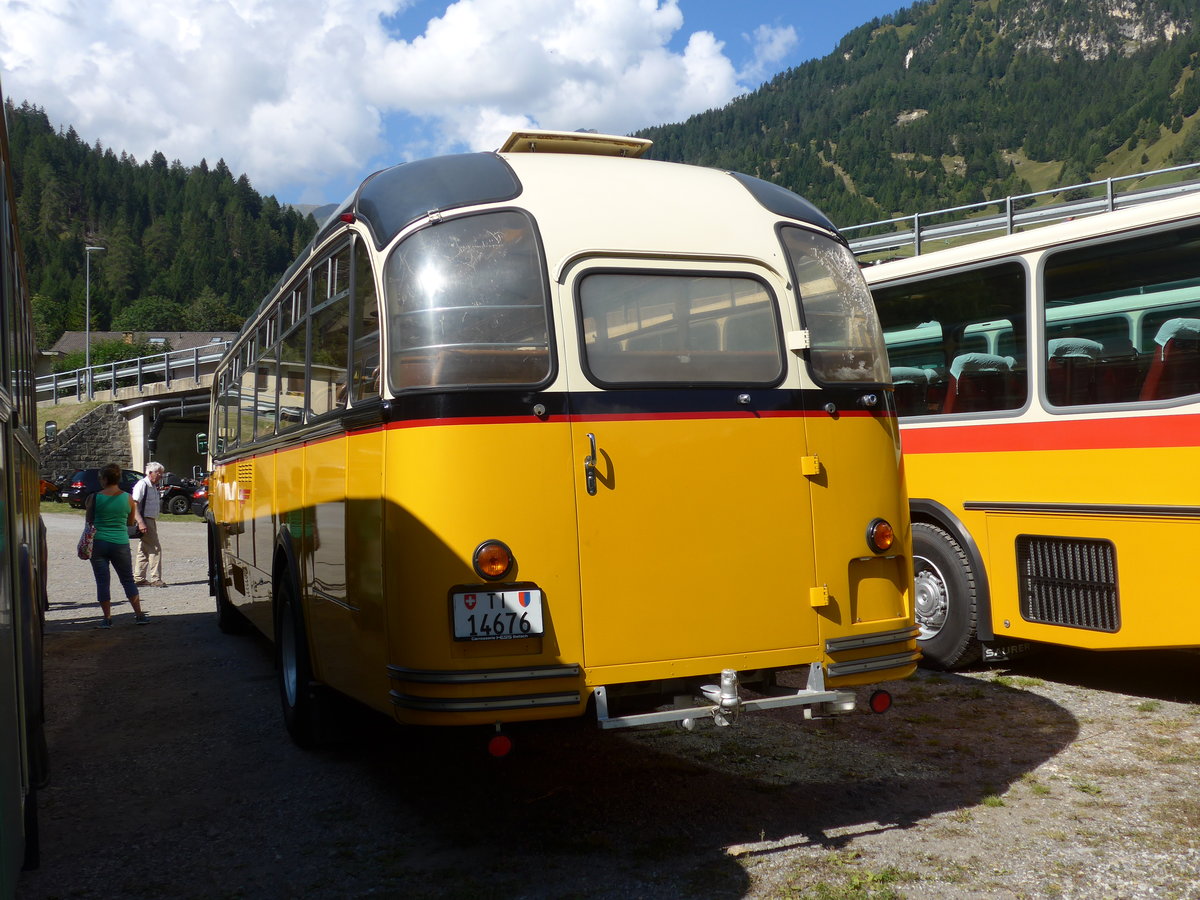 (174'686) - Barenco, Faido - TI 14'676 - FBW/Gangloff (ex Steiner, Bern; ex P 24'048; ex P 21'548) am 10. September 2016 in Campo, Saurertreffen