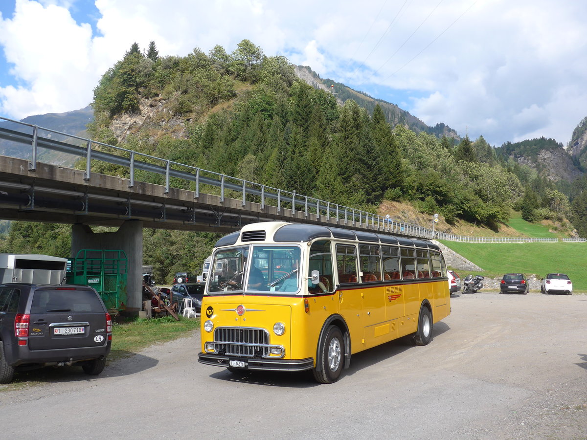 (174'814) - Barenco, Faido - TI 14'676 - FBW/Gangloff (ex Steiner, Bern; ex P 24'048; ex P 21'548) am 10. September 2016 in Campo, Saurertreffen