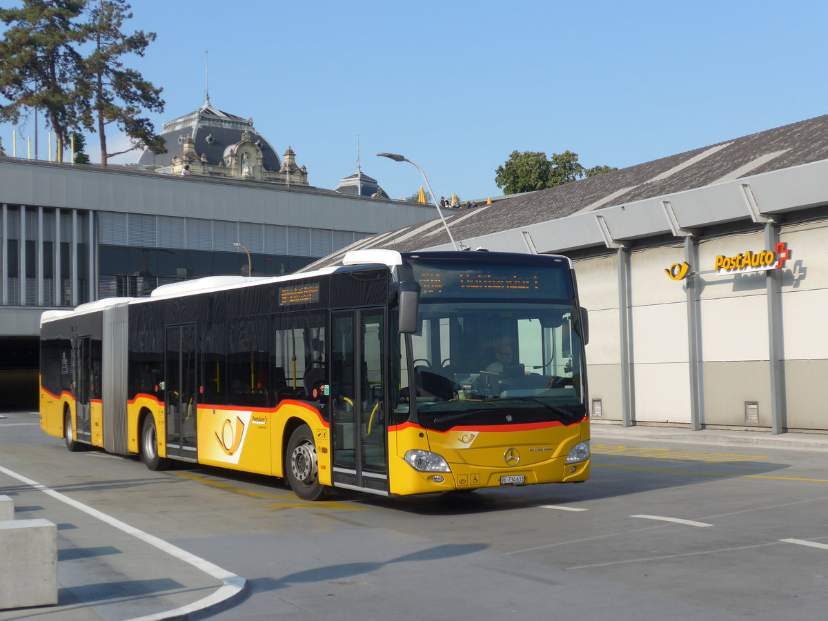 (175'247) - PostAuto Bern - Nr. 633/BE 734'633 - Mercedes am 26. September 2016 in Bern, Postautostation