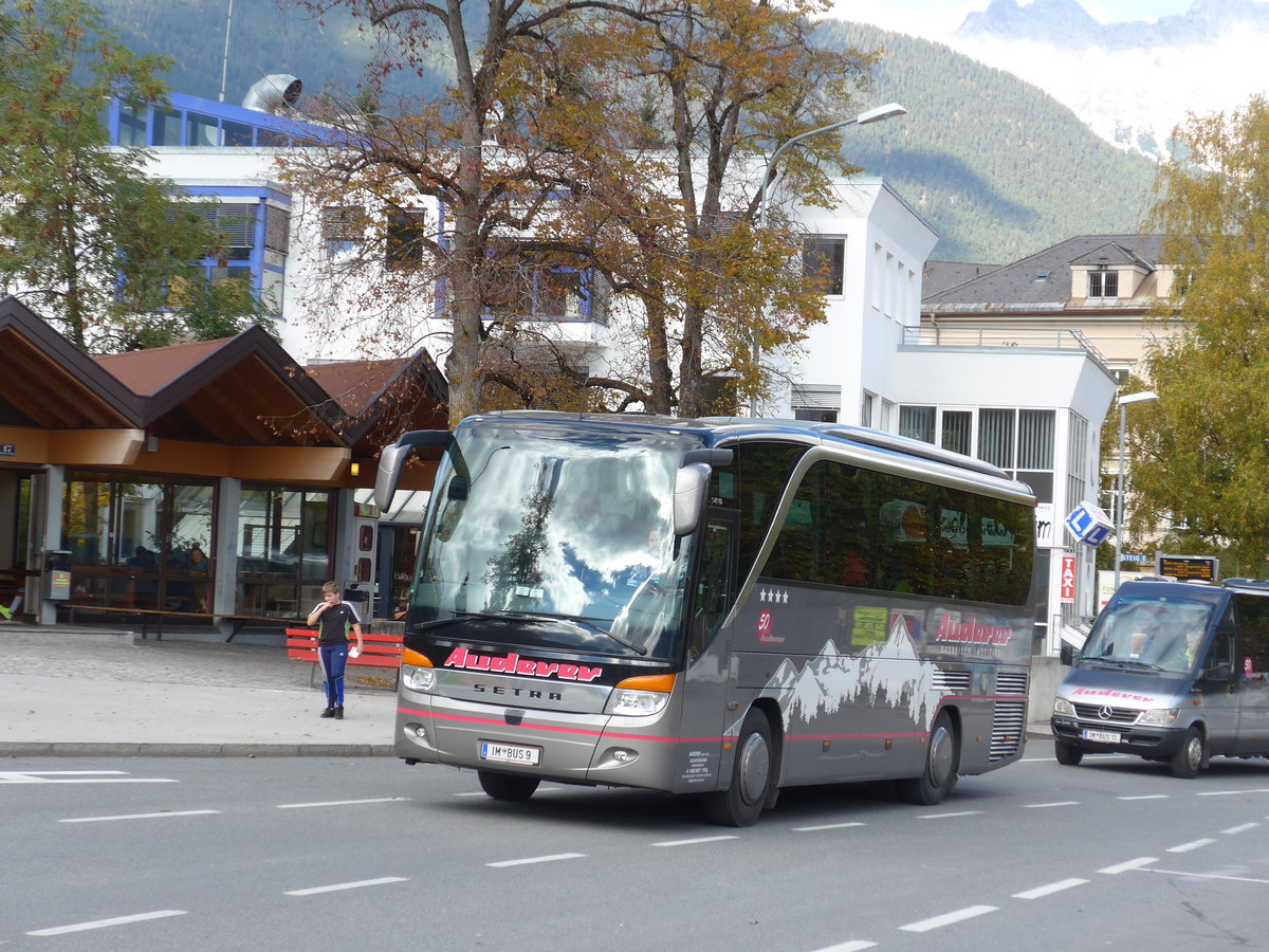 (176'054) - Auderer, Imst - IM BUS 9 - Setra am 20. Oktober 2016 in Imst, Post