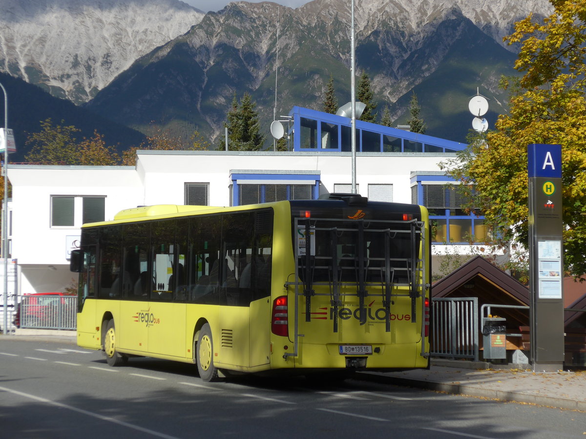 (176'070) - PostBus - BD 13'516 - Mercedes am 20. Oktober 2016 in Imst, Post