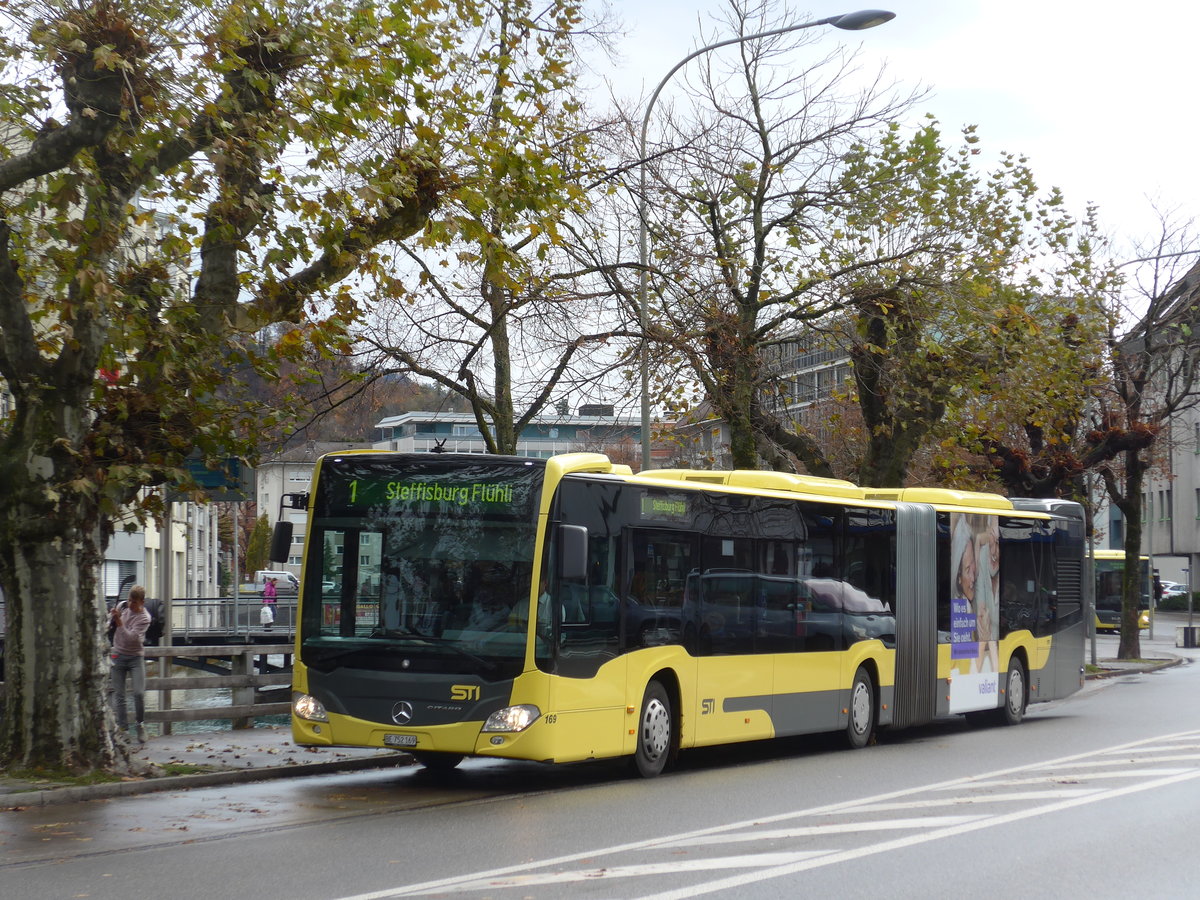 (176'588) - STI Thun - Nr. 169/BE 752'169 - Mercedes am 11. November 2016 in Thun, Postbrcke