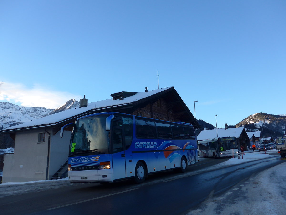 (177'662) - Gerber, Roggwil - Nr. 8/BE 228'665 - Setra am 7. Januar 2017 in Adelboden, Oey