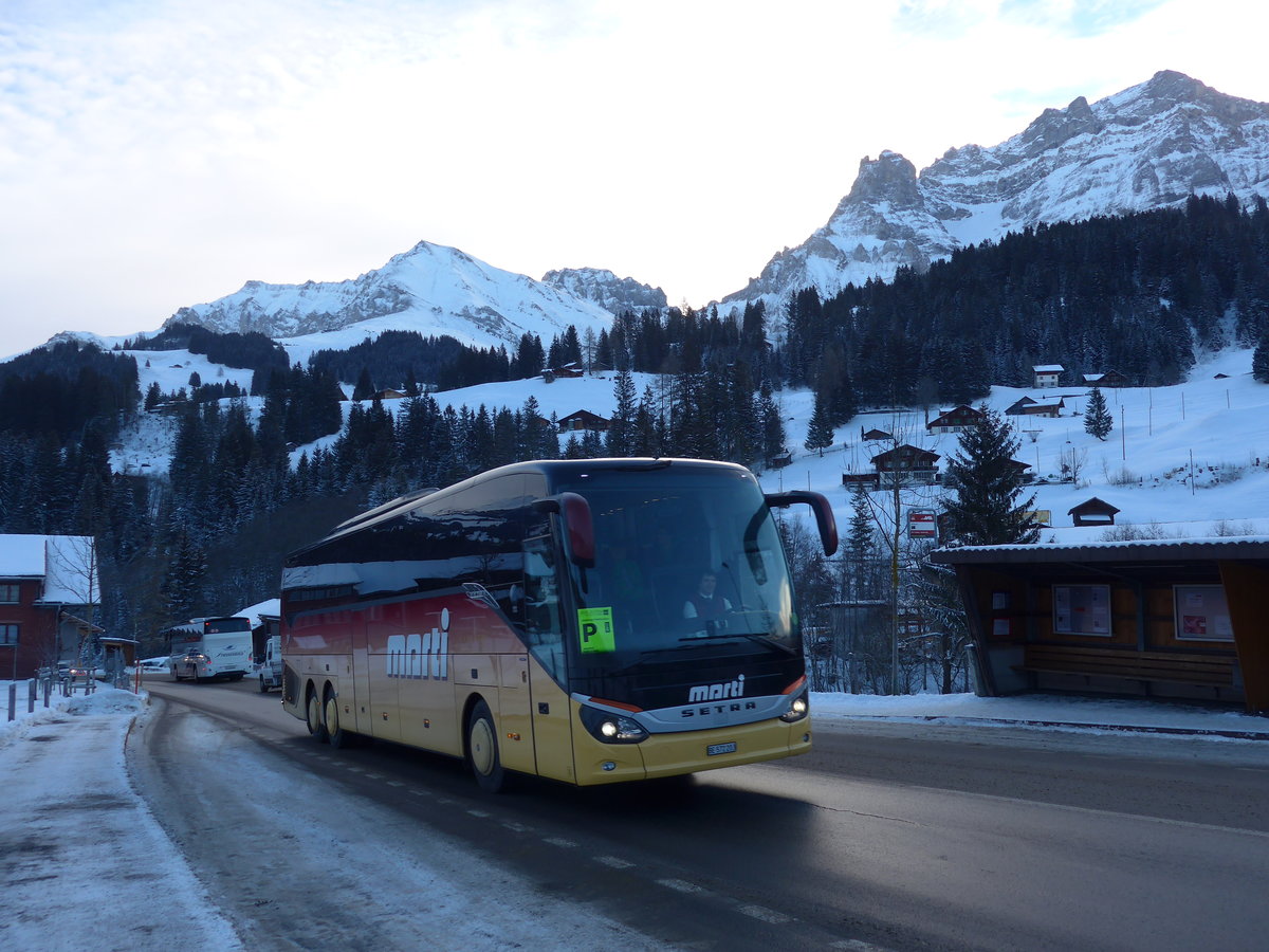 (177'666) - Marti, Kallnach - Nr. 3/BE 572'203 - Setra am 7. Januar 2017 in Adelboden, Oey