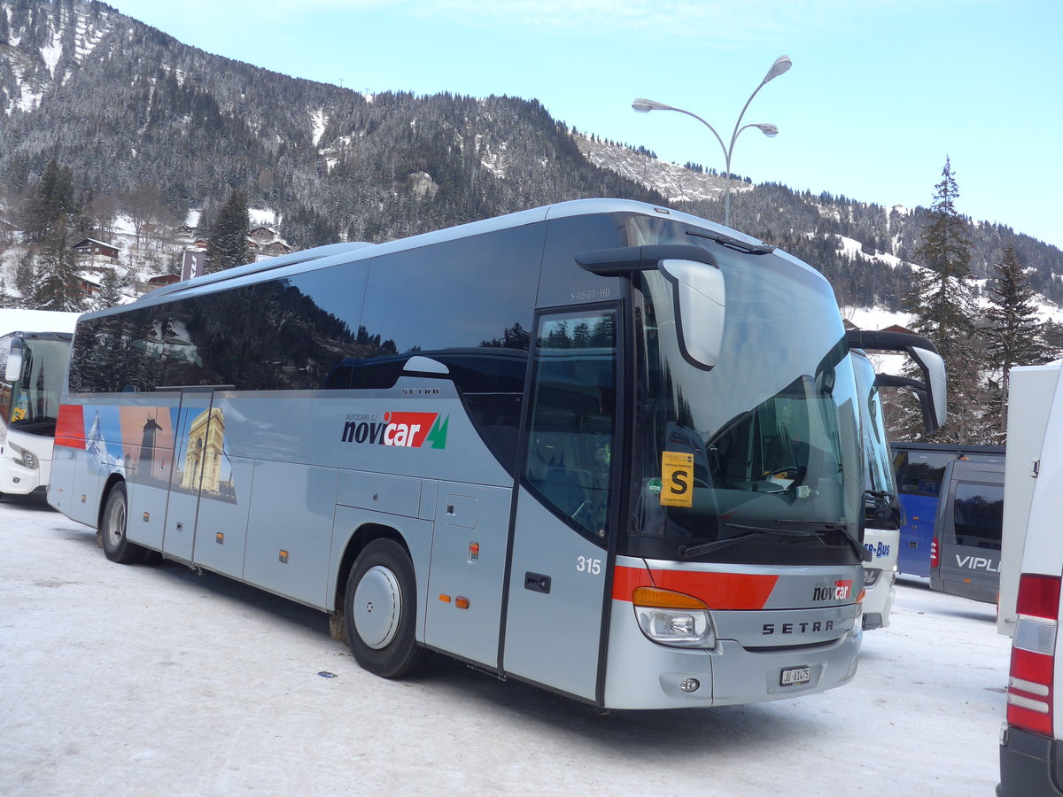 (177'782) - CJ Tramelan - Nr. 315/JU 61'475 - Setra am 7. Januar 2017 in Adelboden, ASB