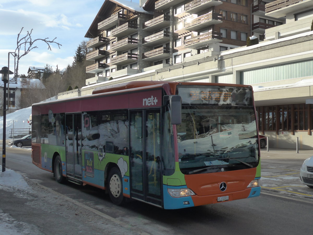 (178'179) - Theytaz, Sion - VS 132'933 - Mercedes am 28. Januar 2017 in Les Collons, Office Tourisme