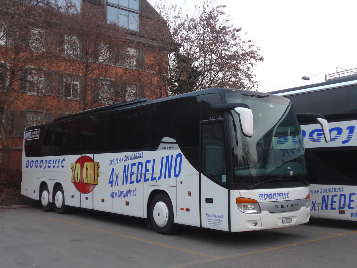 (178'435) - Bogojevic, Zrich - ZH 878'310 - Setra am 10. Februar 2017 in Zrich, Sihlquai