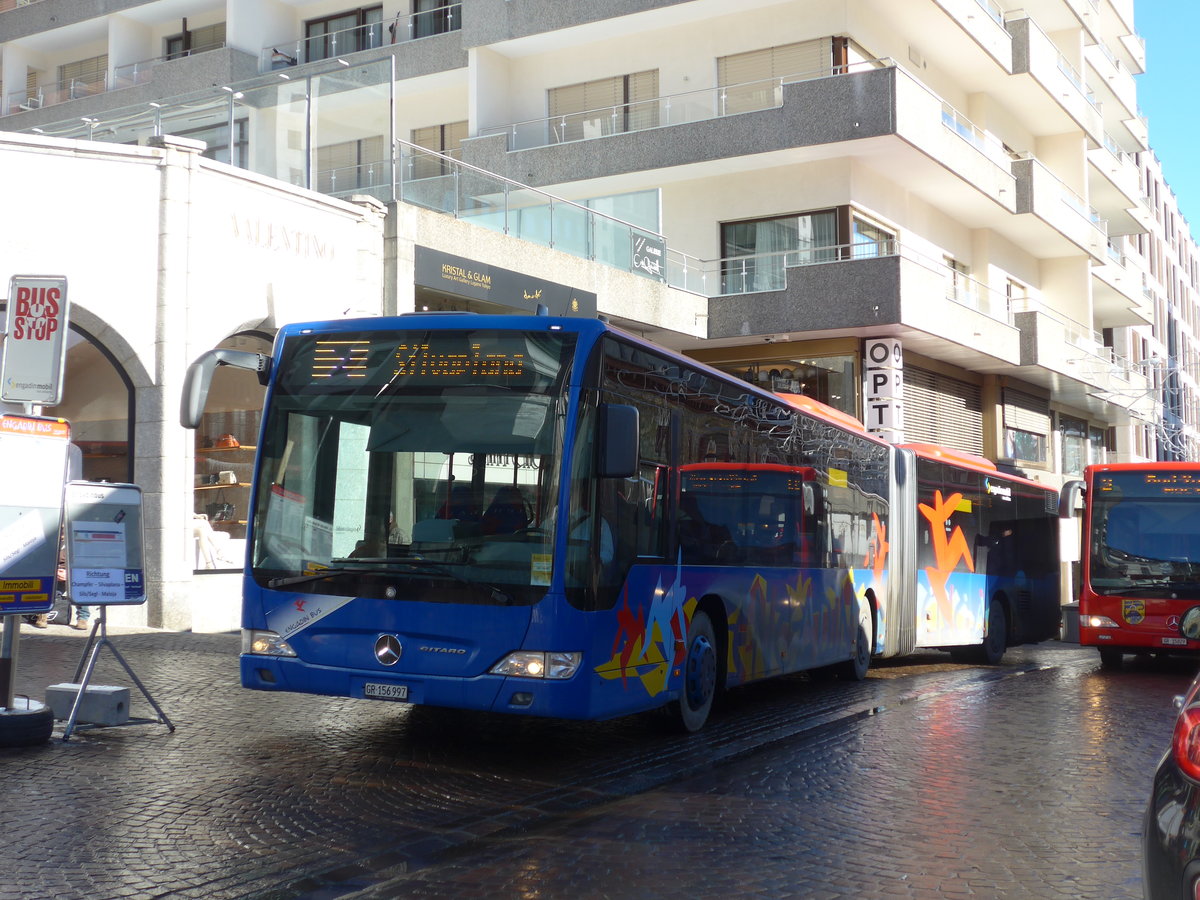 (178'537) - SBC Chur - Nr. 97/GR 156'997 - Mercedes am 18. Februar 2017 in St. Moritz, Klinik Gut