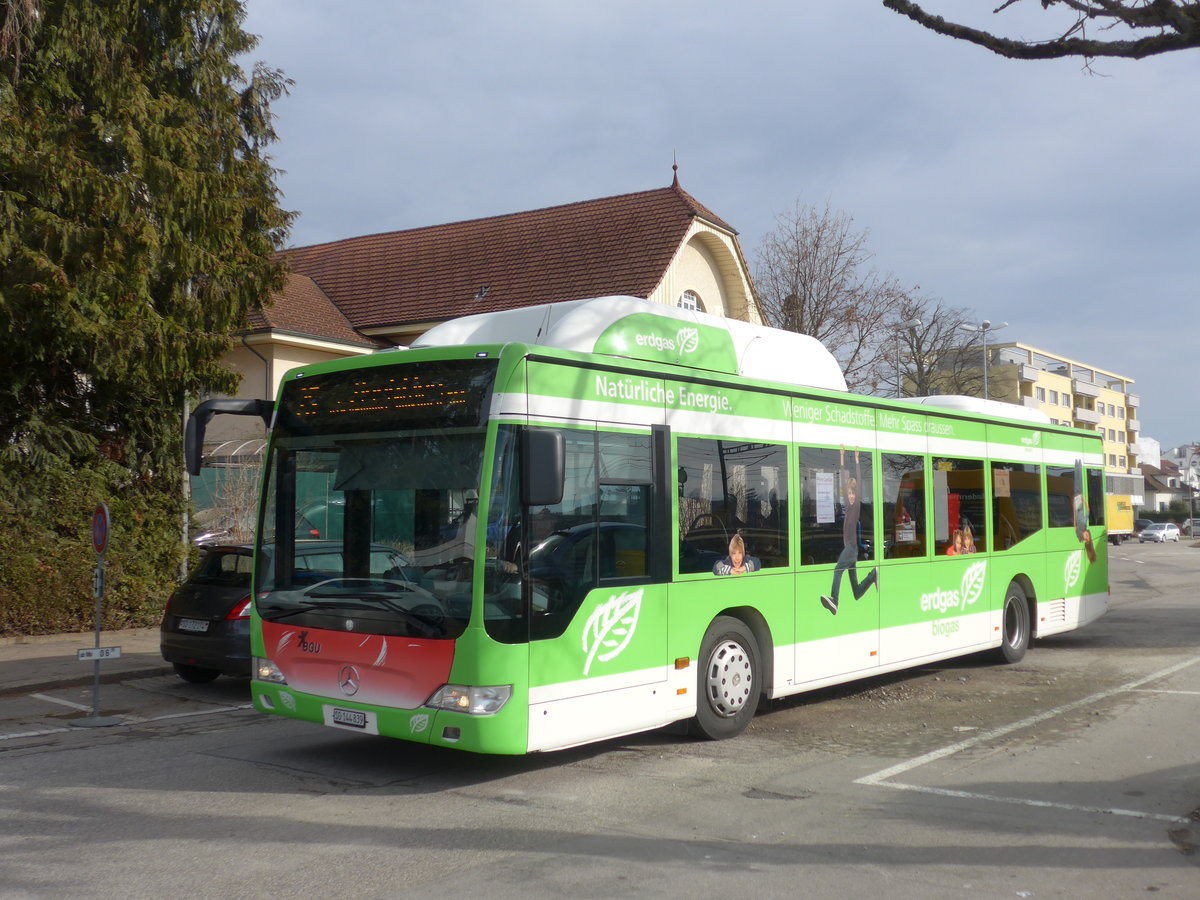 (178'791) - BGU Grenchen - Nr. 25/SO 144'839 - Mercedes am 4. Mrz 2017 beim Bahnhof Grenchen Sd