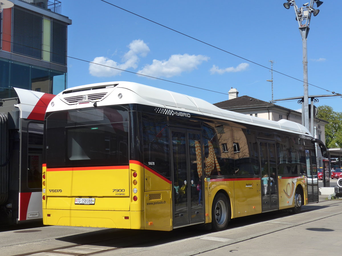 (179'514) - PostAuto Ostschweiz - TG 158'088 - Volvo am 10. April 2017 beim Bahnhof Frauenfeld