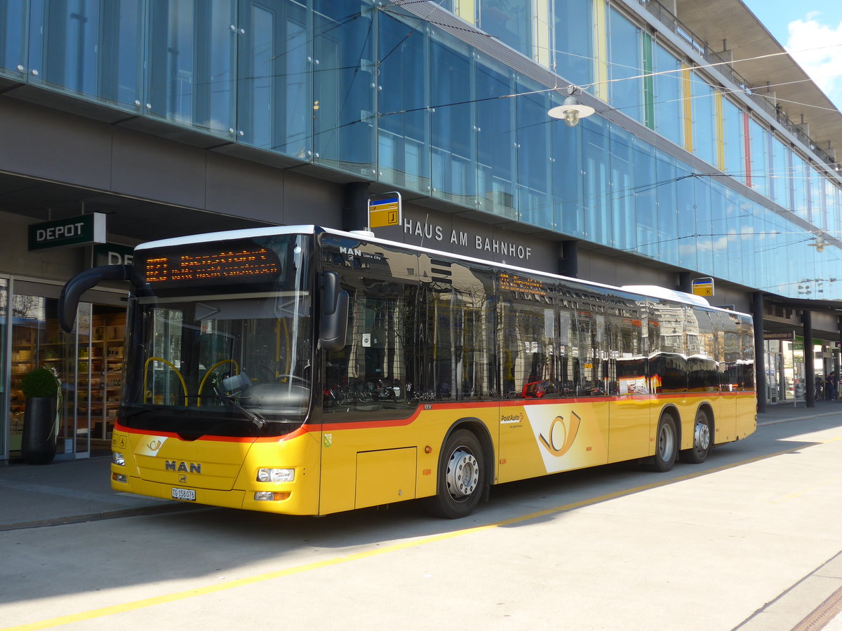 (179'529) - PostAuto Ostschweiz - TG 158'076 - MAN am 10. April 2017 beim Bahnhof Frauenfeld