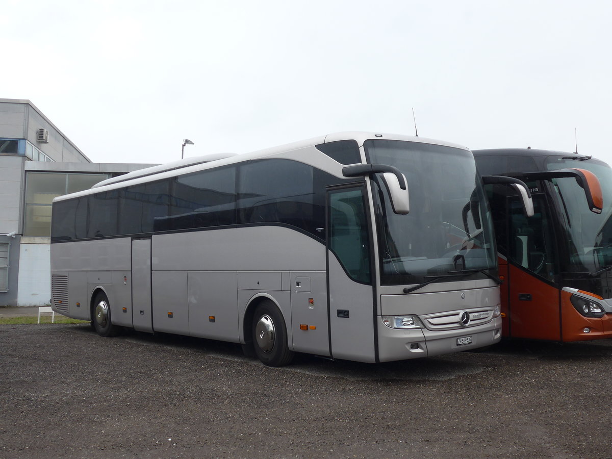 (179'643) - EvoBus, Kloten - ZH 599'537 - Mercedes am 16. April 2017 in Kloten, EvoBus