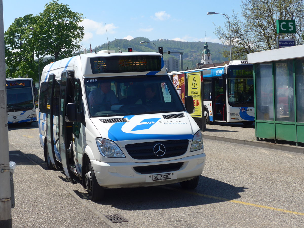 (179'846) - Wyss, Boningen - Nr. 44/SO 21'287 - Mercedes am 29. April 2017 beim Bahnhof Olten