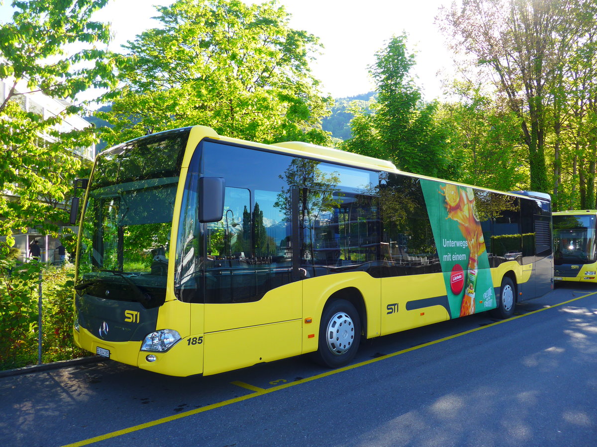 (180'135) - STI Thun - Nr. 185/BE 804'185 - Mercedes am 15. Mai 2017 bei der Schifflndte Thun