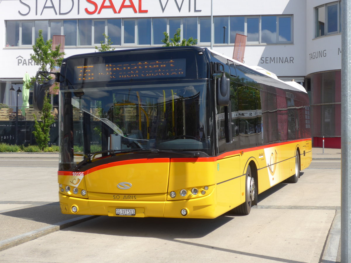 (180'194) - Schmidt, Oberbren - SG 397'503 - Solaris am 21. Mai 2017 beim Bahnhof Wil